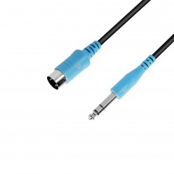 Adam Hall Cables 3 STAR B VMIDI 0060 - Kabel TRS Midi (typ A) 6,3 mm jack TRS do Midi 5-pin, 0,6 m